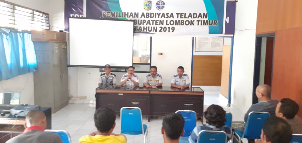 Dinas Perhubungan Kabupaten Lombok Timur Gelar Pemilihan Abdi Yasa Teladan 2019